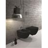 Ceramica GLOBO 4All SENZA BRIDA Ceramica Globo sospesi 54x36 Wc + bidet + coprivaso soft [nero opaco] - MDS03AR+MDS09AR+MDR20AR