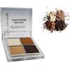 Benecos Ombretti Biologici 4 Colori Coffee & Cream 8g - Palette di Ombretti Naturali Vegan