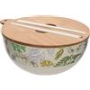 KITCHEN GOODS Insalatiera verde in bambù 840 g