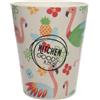KITCHEN GOODS Bicchiere flamingo in bambù 350 g