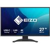 EIZO FlexScan EV2740X-BK Monitor PC 68,6 cm (27") 3840 x 2160 Pixel 4K Ultra HD LCD Nero EV2740X-BK