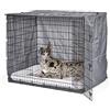 New World, copertura privacy per cani XXL adatta per i modelli di gabbie Ginormous SL54 e SL54DD di Midwest, compatibile con lavatrice/asciugatrice, lunga137,16 cm, motivo grigio chiaro, BCVR-54GY