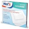 Meds Cerotto meds farmapore sterile con tampone di garza centralee bordi adesivi 6x9 cm 5 pezzi