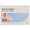 Accu-fine Ago per penna da insulina accu-fine pen needle accu-chek gauge 31 x 6mm 100 pezzi