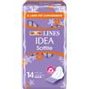 Lines idea assorbente sottile ripiegato con ali 14 pezzi