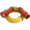 as - Schwabe as - Schwabe K35 AT-N07 V3V3-F 5G4 - Prolunga a corrente intensa, 400 Volt / 32 A, 50 m, per esterni, colore: Giallo