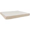 Petmaker Letto Ortopedico per Cani, Tappetino in Memory Foam a 2 Strati con Fodera Sherpa Lavabile in Lavatrice, 44 x 35 cm, per Cani di Taglia Grande Fino a 45,4 kg (Marrone Chiaro)