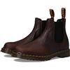 Dr. Martens 2976 Waxed Full Grain Leather Chelsea Boot, Stivali Uomo, Pelle Pieno Fiore Cerata Marrone Castagno, 39 EU