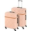 Princess Traveller Whistler, rosa, L, Trolley rigido con ruote girevoli