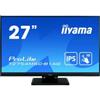 iiyama ProLite T2754MSC-B1AG - Monitor a LED - 27 - touchscreen - 1920 x 1080 Full HD (1080p) @ 60 Hz - IPS - 300 cd/m² - 1000:1 - 4 ms - HDMI, VGA - altoparlanti - nero opaco