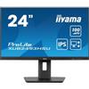 iiyama ProLite XUB2493HSU-B6 - Monitor a LED - 24 (23.8 visualizzabile) - 1920 x 1080 Full HD (1080p) @ 100 Hz - IPS - 250 cd/m² - 1000:1 - 1 ms - HDMI, DisplayPort - altoparlanti - nero opaco