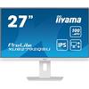 iiyama ProLite XUB2792QSU-W6 - Monitor a LED - 27 - 2560 x 1440 QHD @ 100 Hz - IPS - 250 cd/m² - 1300:1 - 0.4 ms - HDMI, DisplayPort - altoparlanti - bianco, opaco