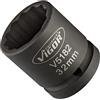 Vigor Forza della chiave a bussola, esagonale da esterno doppio profilo 32 mm, extra duennwandig, attacco quadro 20 mm (3/4 pollici)