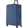 travelite valigia rigida a 4 ruote grande 96 litri, serie bagagli BALI: Trolley rigido in ABS con chiusura a combinazione TSA, 77 cm