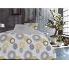 CALITEX - Parure da 3 Pezzi, 240 x 220 cm, Oasis, 100 Pourcent_Cotone, Oro, 240 x 220 cm