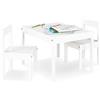 Pinolino, Set tavolino e sedie, 3 pz, massicci, tavolo 64 x 50 x 46 cm, Sedie 28
