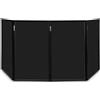 Vonyx DB2 Foldable Dj Screen Pannello Schermo x illuminazione banco Dj, Nero