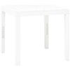 Progarden Tavolo Bali polipropilene Bianco effetto legno 78x78cm di ProGarden