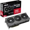 ASUS TUF Gaming AMD Radeon RX 7600 XT OC Edition Scheda Grafica 16 GB GDDR6, 128 Bit, PCIe 4.0, HDMI, DisplayPort, Nero, TUF-RX7600XT-O16G-GAMING