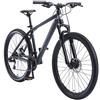 BIKESTAR Hardtail Mountain Bike in alluminio, freni a disco, 27.5 | Bicicletta MTB telaio 14 cambio Shimano a 21 velocità, sospensioni | Turchese