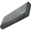 Green Cell Power Bank GC PowerPlay Ultra 26800mAh 128W | 4-Porte Caricabatterie Portatile con Ricarica Rapida QC USB, Power Delivery USB-C 65W | Compatible con MacBook, iPad, iPhone, Galaxy, Switch