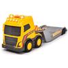 Dickie Toys Dickie Construction Volvo FH16 con Rimorchio 32 cm, Luci & Suoni, con Ruspa Volvo 9 cm, + 3 anni, 203725008