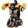 URFEDA Transformers Auto Toys, 2 in 1 Trasformatore Robot Auto Transformers Giocattolo Robot per Auto Deformation Car Transformation Robot Compleanno Bambini A partire da 3 4 5 6 7 Ahr Giallo