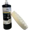 3M 9374 PASTA ABRASIVA UNIVERSALE + 3M 5737 SPUGNA ONDULATA BIANCA DIAMETRO 203 mm