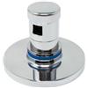 DOJA Barcelona | Maniglia per Rubinetto Lavabo | 1 Pezzo | Placca Deviatore Doccia Incasso | Ø69x59mm | Placca Miscelatore a Incasso in Ottone | Miscelatore Termostatico Incasso