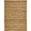-LUXOR- living Luxor Living Tappeto naturale Mauritius tessuto in 80% iuta e 20% cotone, naturale 65 x 130 cm