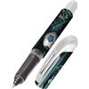 Online Penna a sfera college per destrimani e mancini, impugnatura ergonomica, penna roller di alta qualità, cartucce di inchiostro standard, cartuccia combinata, blu