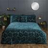 Rapport Home Paloma - Set copripiumino in velluto, per letto singolo, colore: smeraldo