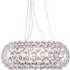 SMJY Luminaire Nuovo Lampadario Foscarini Lampada a Sospensione, Design Trasparente Trasparente/Ambra Sfera in Acrilico (Dimensioni : 35 * 20cm)