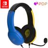 PDP Gaming LVL40 Stereo Headset with Mic for Nintendo Switch - PC, iPad, Mac, Laptop Compatible - Noise Cancelling Microphone, Lightweight, Soft Comfort On Ear Headphones - YELLOW&BLUE