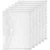 Samione 20 Buste a Perforazione A4, Cartellina Portadocumenti a4 Plastica, Fogli Trasparenti A4 per Raccoglitore, Buste Foratura Universale per i Documenti di Organizzazione dell'Ufficio