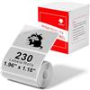 Phomemo M220 Etichette Termiche Trasparenti, Etichetta Trasparente | Compatibili Con Stampante Per Etichette M220 M250 M221 M120 M150 M108 M110 M421, 50x30 mm, 230 Etichette/Rotolo