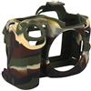 Goshyda Custodia Protettiva per Fotocamera, Custodia Protettiva per Fotocamera in Silicone, per Fotocamera Nikon D7000(Camuffare)