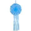 baby idea Babysanity - Fiocco Nascita Bimbo Grande Coccarda Nascita in Tulle Perfetta per Interno ed Esterno Dimensioni 155x65 Nastri Compresi (Fiocco Grande Azzurro)