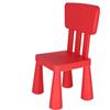 Mueblear Aranaz - Sedia per bambini - Disegno Moderno - In Plastica Resistente - Uso Interno o Esterno - Rosso - 31 x 30 x 67 cm