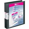 Veloflex - Raccoglitore ad anelli Velodur, formato A4, nero, black