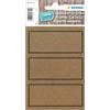 HERMA 15754 - Etichette multiuso in carta erba, 4 fogli, 82 x 36 mm, 3 pezzi per foglio, 12 adesivi, autoadesive, etichette per la casa, etichette adesive in carta silfia, colore marrone naturale