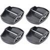 JNNJ 4 Pezzi Piastre Di Piede Roulotte, Caravan Jack Pads, Piedini per Caravan Resistenti, Piastre Di Supporto per Caravan Con Perni Metallici, Prevenire L'affondamento Gambe in Un Terreno Morbido
