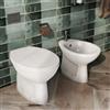 MarinelliGroup Sanitari tradizionali WC e Bidet RIMLESS con scarico a terra sedile softclose Sigma