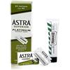 The Goodfellas' smile 100 Lamette da barba Astra Platinum + Proraso gel riparatore 10ml