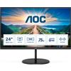 AOC Monitor AOC Q24V4EA 24'' QHD 75 Hz IPS LED Nero