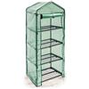 Relaxdays Serra Vivaio per Giardinaggio, 4 Ripiani, HLP 158x70x50 cm, Accessorio Giardinaggio sul Balcone, Verde