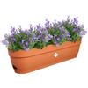 Elho Vibia Campana Trough 70 - Fioriera per Balcone - Ø 69.0 x H 17.0 cm - Marrone/Terra