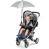 reer ShineSafe - Ombrellone universale girevole e inclinabile, colore: Grigio