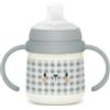 Suavinex, Tazza da apprendimento per bambini con manici, con beccuccio a prova di perdite in silicone, con valvola anticolica e 6 mesi, ideale per notte, 150 ml, blu