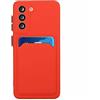 Lijc Compatibile con Custodia Xiaomi Mi 10S [Proteggi Schermo] con Slot per Schede Cover Ultra Slim Morbido Flessibile Silicone TPU Anti-Shock Case-China Red